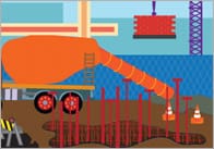 Large Construction Site Display Poster