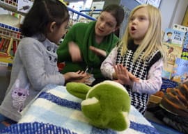 Using British Sign Language to help young children understand and use mathematical vocabulary