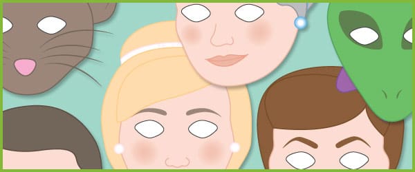 Cinderella Role-Play Masks
