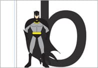 A4 Children’s TV / Film Character Alphabet – lowercase