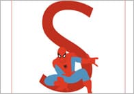 A4 Children’s TV / Film Character Alphabet