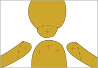 The Gingerbread Man Split-Pin Character