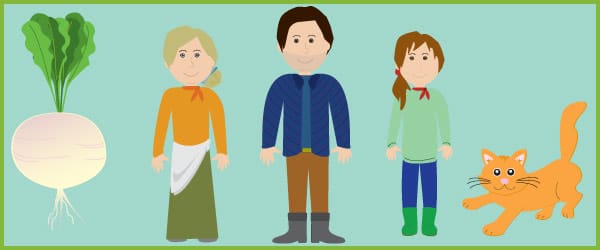 The Great Big Turnip Story Cut-Outs