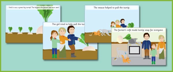 The Great Big Turnip Story Visuals