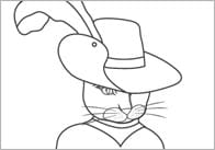 Puss in the Boots Colouring Sheets