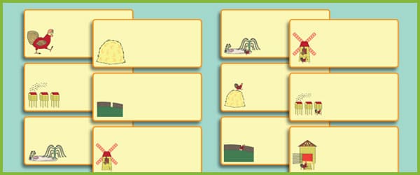 Rosie's Walk Editable Labels