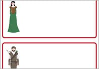 Snow White Editable Labels