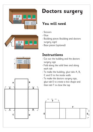 3D Model Building: Doctors Surgery| Craft Activities For Kids