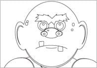 Three Billy Goats Gruff Colouring Sheets