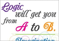 Inspirational Quotation Poster: Albert Einstein 2