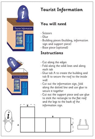 3D Model Building: Tourist Information Centre| Craft Activities For Kids