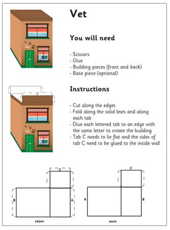 3D Model Building: Vets| Craft Activities For Kids
