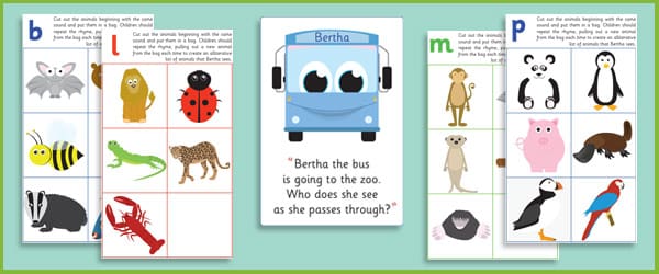 Bertha Bus Alliteration