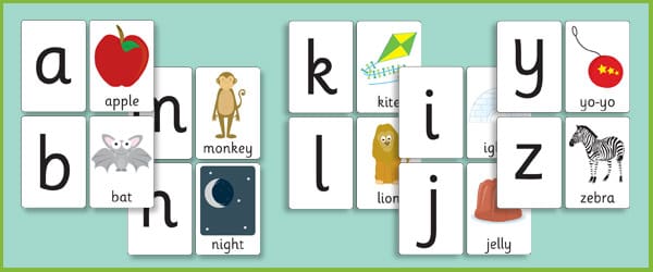 Phase 1: Sounds and Picture Matching Cards