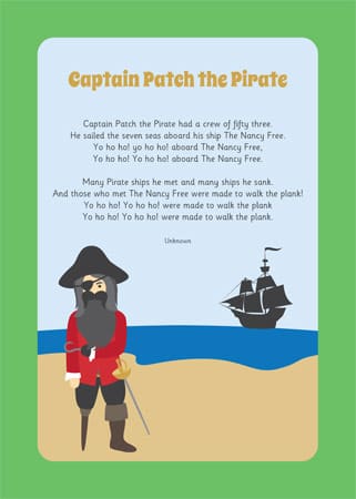 Captain Patch the Pirate Song