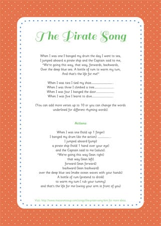 The Pirate Song