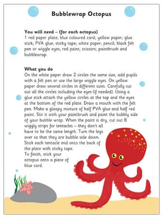 Bubblewrap Octopus