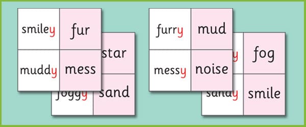 Phase 6 'y' Suffix Loop Cards