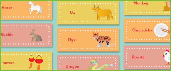 Chinese New Year Topic Cards