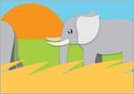Safari Table Signs