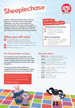 Sport Relief 2016: Sheeplechase Activity