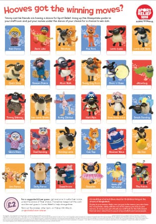 Sport Relief 2016: Sheepstake Poster