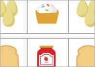 Food Worksheets – Complete The Pattern