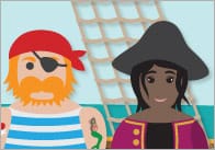 Pirate Spot the Difference