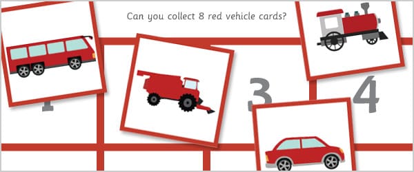 Vehicle Maths Game – All About 8