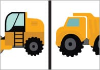 Work Vehicles Dominoes