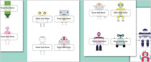 Robot Self-Registration Labels