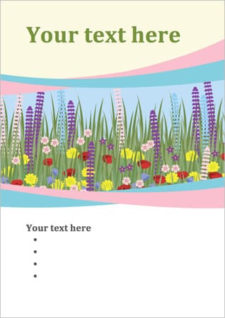 Editable Floral Summer Poster