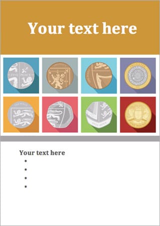 Editable Coin Poster (UK)