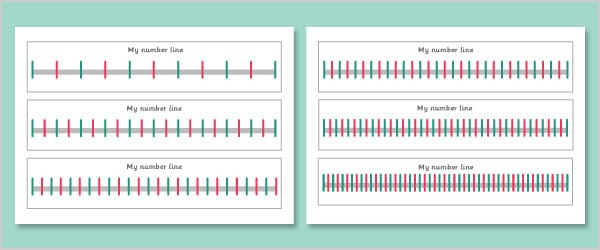 Blank Number Line