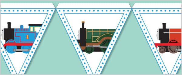Train Bunting