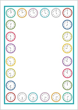 Clocks Notepaper