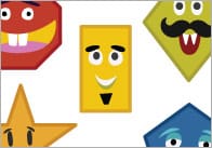 2D Shapes Counting / Estimation Cards