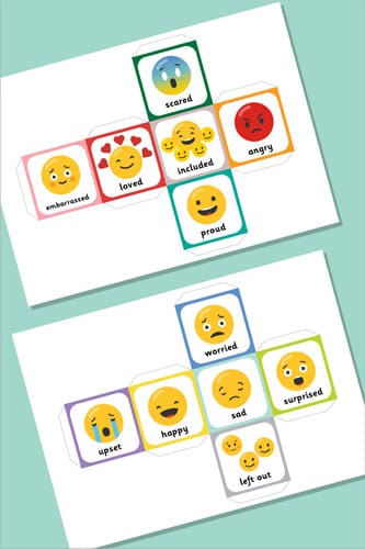 Emoji Dice Templates