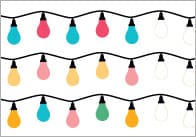 String Lights Sequence & Patterns Worksheets