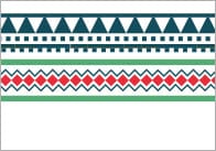 Christmas Pattern Notepaper