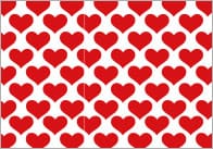 A4 Heart Printable Repeat Pattern