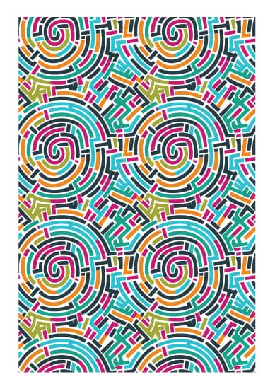 Abstract Repeating Pattern