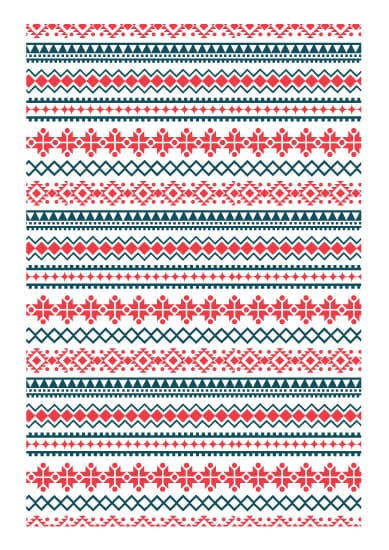 Printable Christmas Repeating Pattern