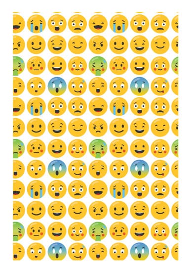 Printable Emoji Repeating Pattern