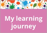 Editable ‘Paint Splatter’ Learning Journey Cover