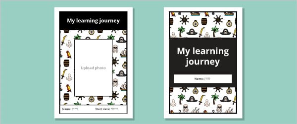 Pirate Themed Learning Journey Cover